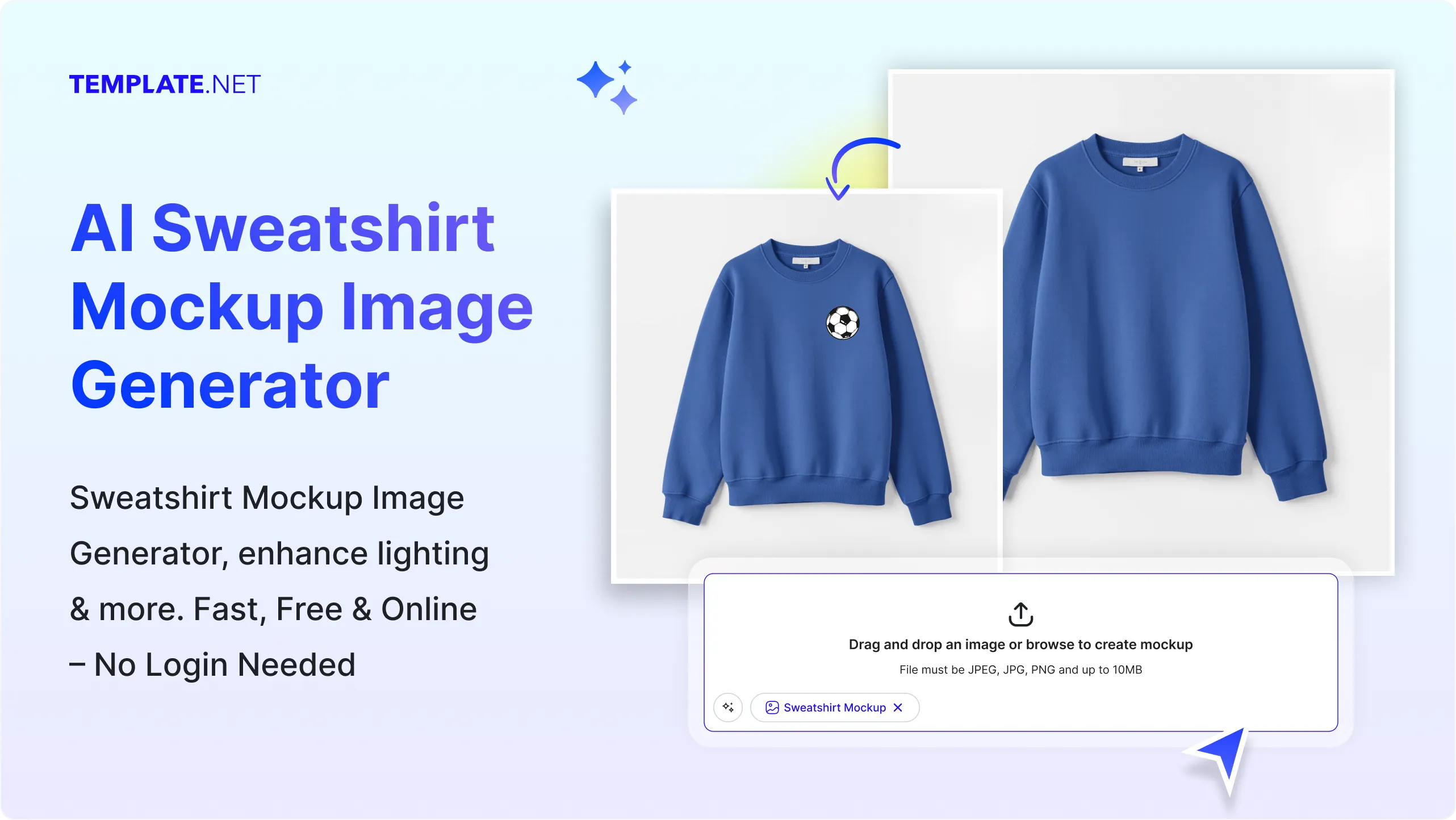 Free AI Sweatshirt Mockup Image Generator, Free AI Sweatshirt Mockup Maker Online